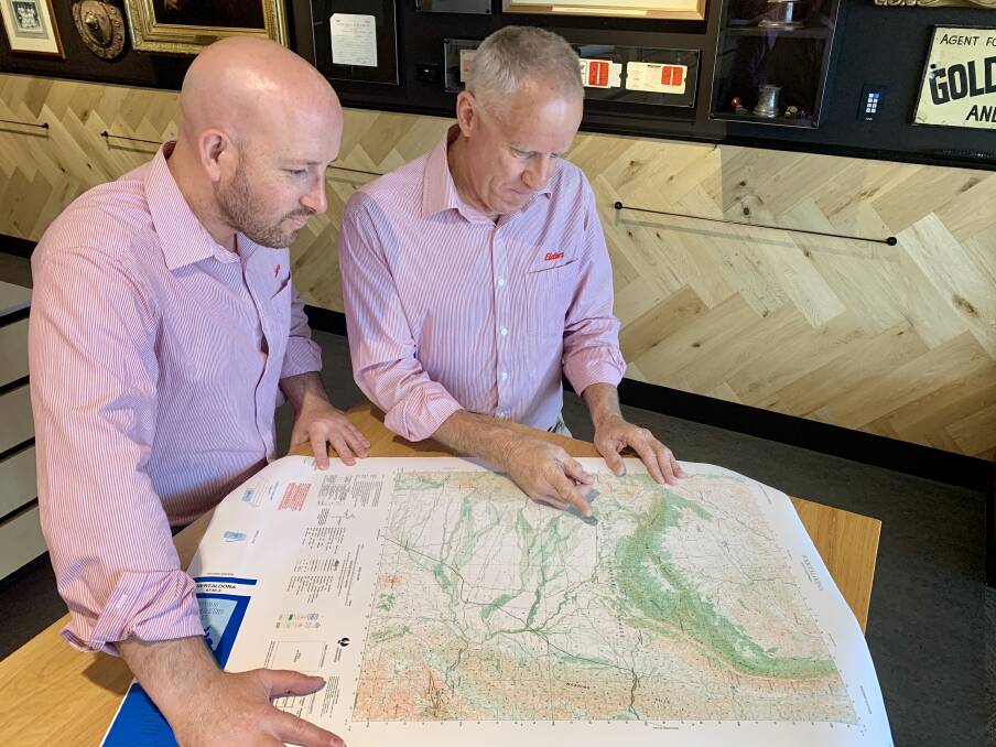 Elders general manager real estate Tom Russo and real estate manager SA/NT Philip Keen are busy preparing for the sale of the historic Wertaloona Station.