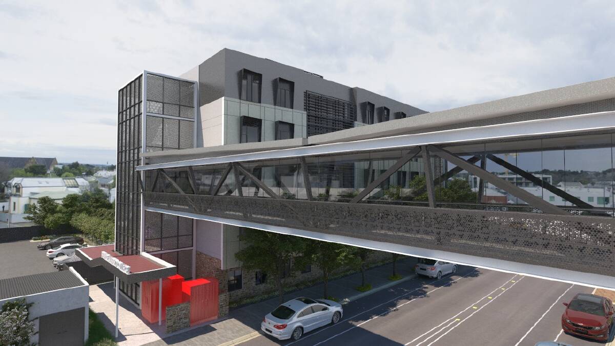 IN TOW: The new Prince Alfred College boarding house will have an associated footbridge.