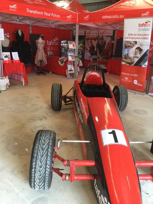 POPULAR: The TAFE SA formula V car is expected to be a hit at the 2018 Field Days.