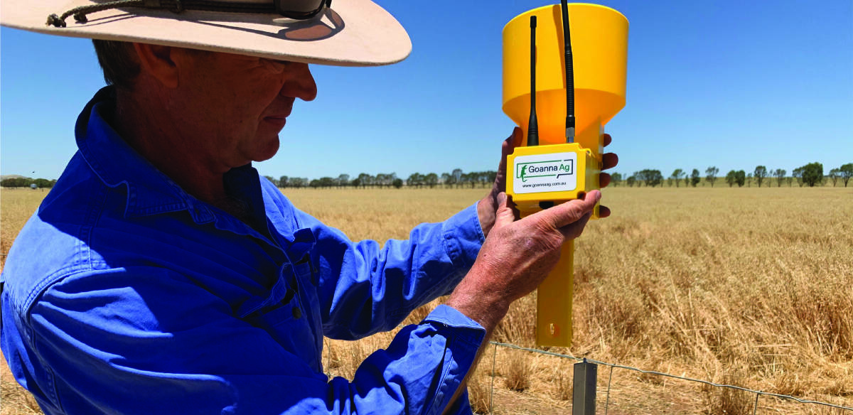 RAINFALL CHECK: GoRain is designed to allow farmers to remotely monitor the variability of rainfall across their farms for better decision-making. 