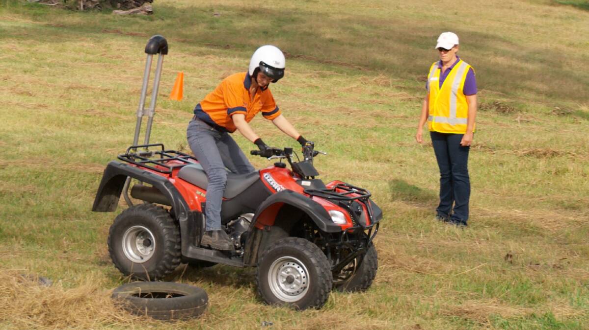 USING EVERY TOOL AVAILABLE: Farmsafe Australia chairman Charles Armstrong says every tool available including operator protection devices, helmets and professional training must be used to reduce farm quad bike fatalities. 