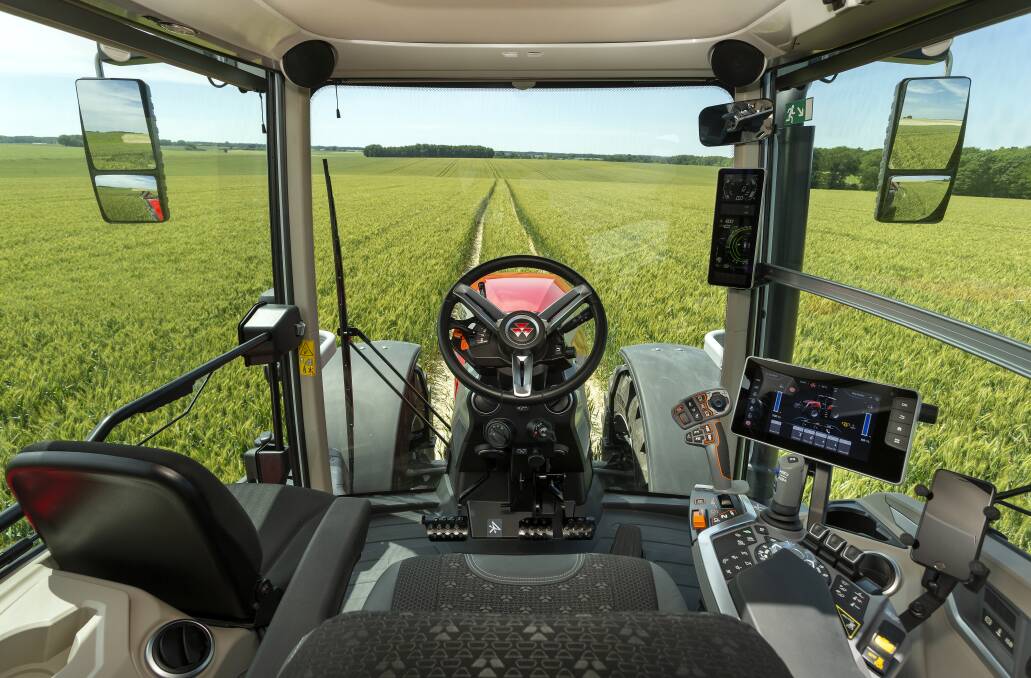 VISIONARY TRACTOR: Massey Ferguson says its new 8S Series tractors offer operators a comfortable workplace with much improved vision. 