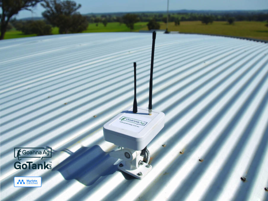 GO TANK: The new GoTank technology allows farmers to remotely monitor the level of water in storages for livestock. 