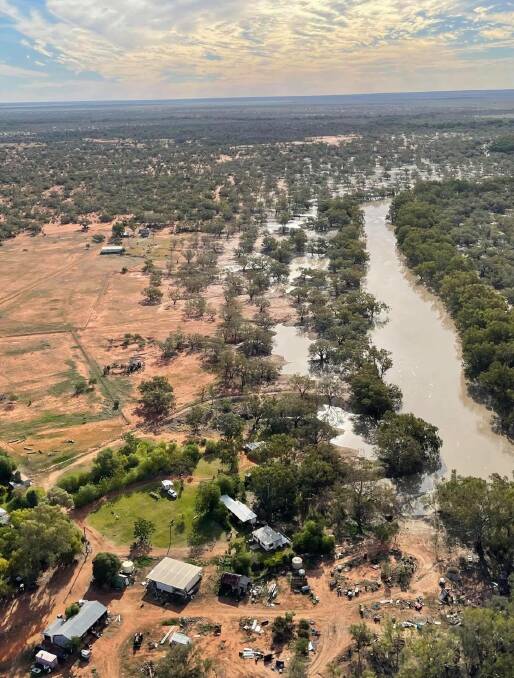The Darling breaking its banks near Louth. A floodplain harvesting select committee is in the works to "give a voice to communities, farmers and First Nations people along the Darling-Baaka River." Photo: Supplied 