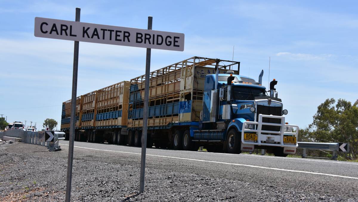Ready for business: Cloncurry's new Carl Katter Bridge is open. 