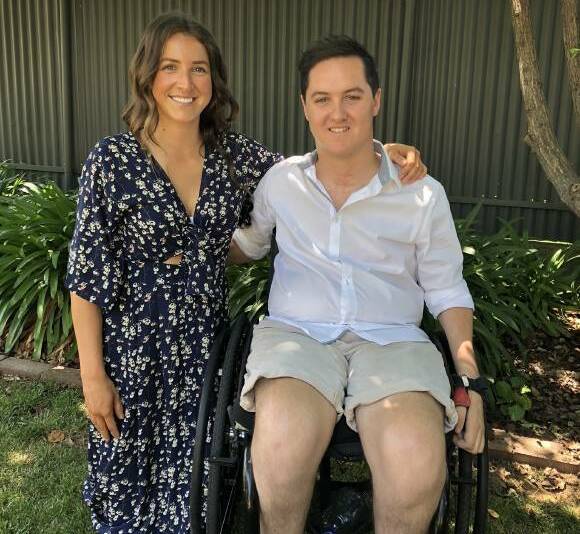WHEEL TO WALK: Sarah Arnold and Charles Brice are teaming up for a huge fundraiser for spinal cord research.