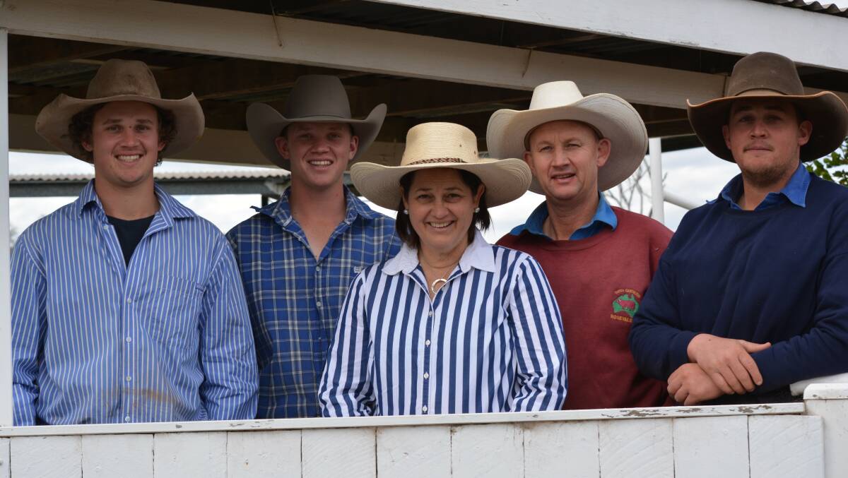 FAMILY BUSINESS: David and Sonya Greenup with their three sons Toby, Seb and Sam.