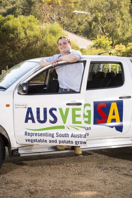 Industry leader Jordan Brooke-Barnett is the state manager for Ausveg SA.