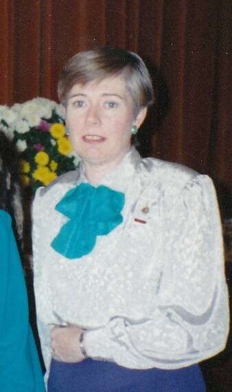 FAMILIAR FACE: Darke Peake SACWA member Roslyn Schumann will once again take the presidents chair with the association. Here she is pictured in the 1990s as a Darke Peak member.