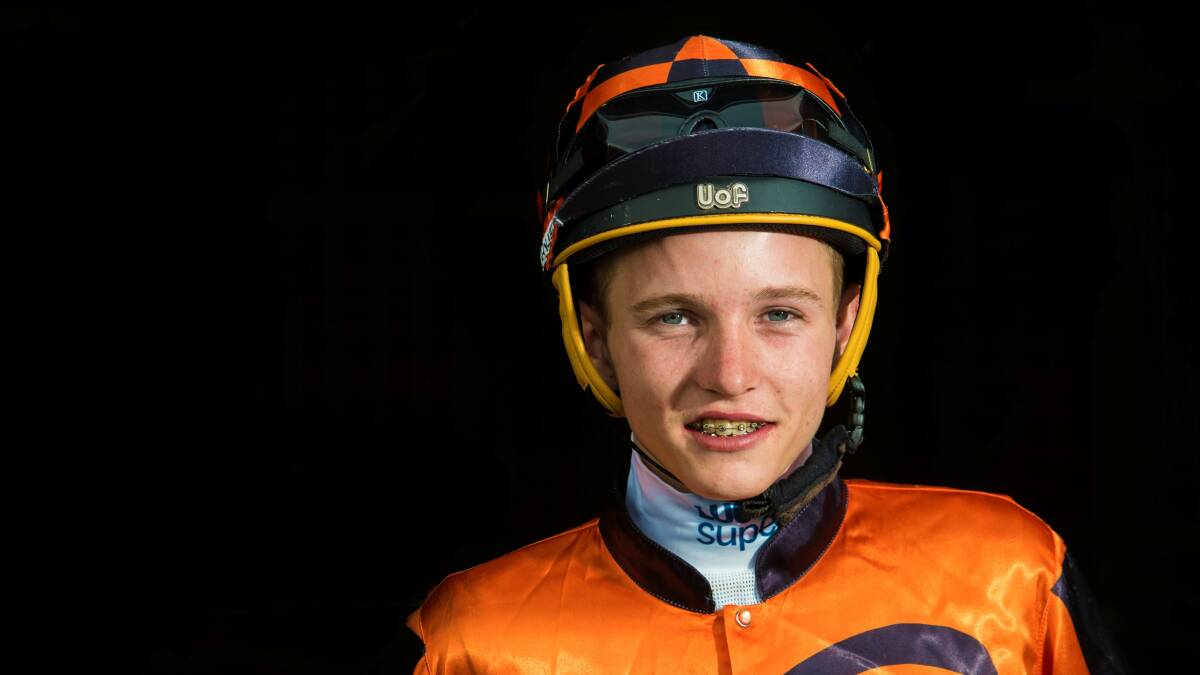 RISING STAR: Apprentice jockey Justin Huxtable, Kangaroo Island, has found his feet at a Naracoorte horse racing stable and cattle and sheep farm.