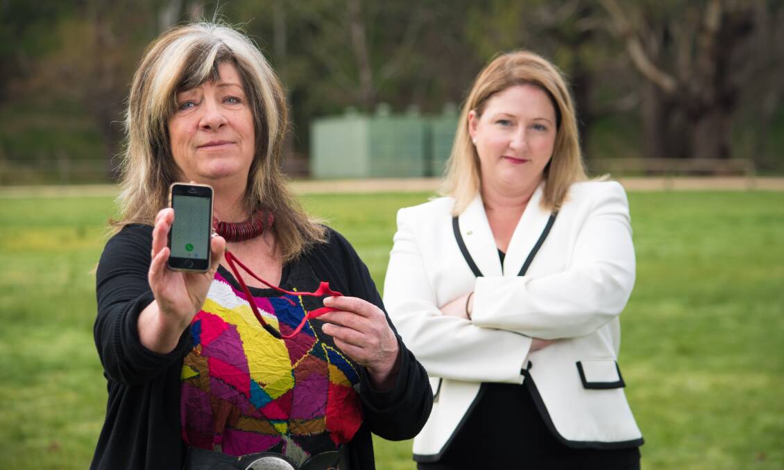 TOWER STRENGTH: Susanne Koen, Mylor, pictured with Mayo MP Rebekha Sharkie, wrote a report on the need for telecommunication companies to provide backup power for mobile phone towers during extended power outages.