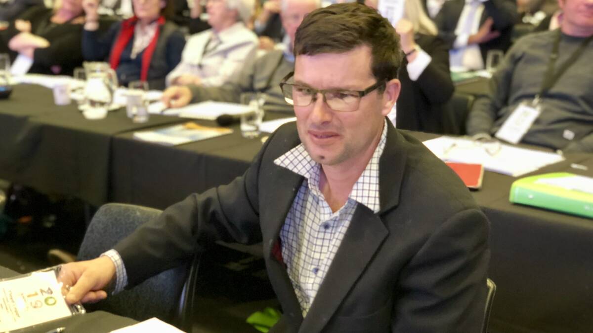 Floyd Legge, Cudal, successfully moved a motion at the NSW Farmers conference to seek mandating of pain relief for mulesing of sheep.