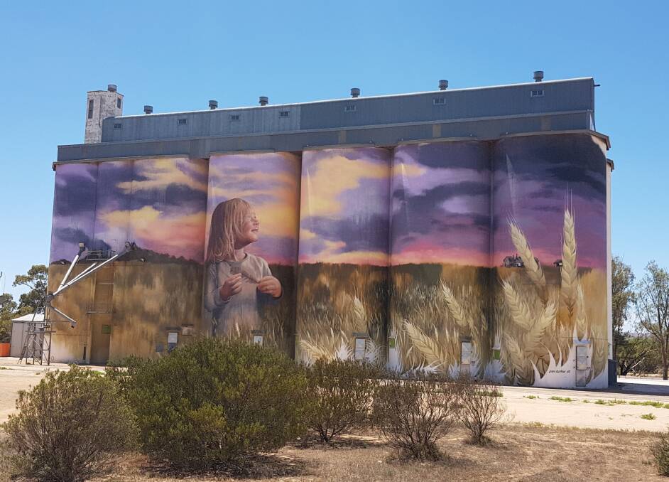 GROWING TRAIL: Cowell is the next Eyre Peninsula town that will feature stunning silo art like this at Kimba and be included on the popular South Australian Silo Art Trail.