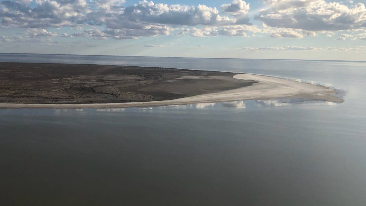 FILLING FAST: The rare sight of Lake Eyre filling is attracting plenty of attention.