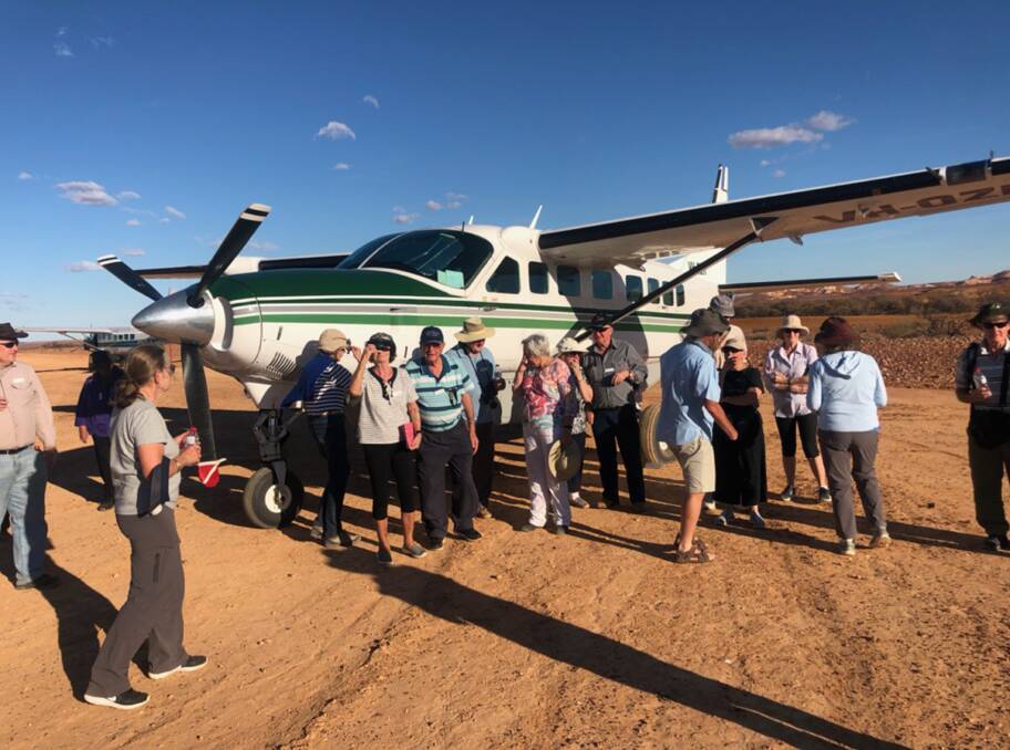 TOURISTS FLOW: Tourists are flocking to Far North SA to take a look at Lake Eyre filling.