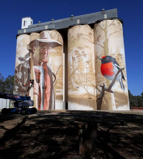 TOWERING SUCCESS: Wirrabara is basking in the glory of its stunning new silo artwork - completed by artist Smug - which has become part of the Silo Art Trail.