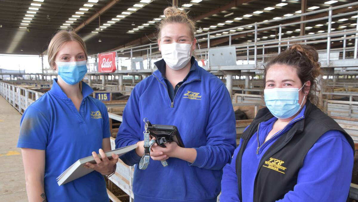 BRIGHT FUTURE: Victorian Livestock Exchange manager Brooke Samuhel (left) says employers need to do more to improve gender equality in the workplace.