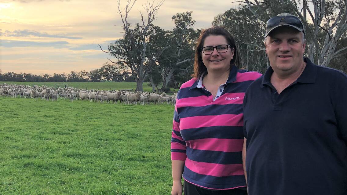 DUAL DESIRE: Kristy and Craig Pietsch, Pietsch Rural, Western Flat, are looking to build a dual-purpose, self-replacing Merino flock.