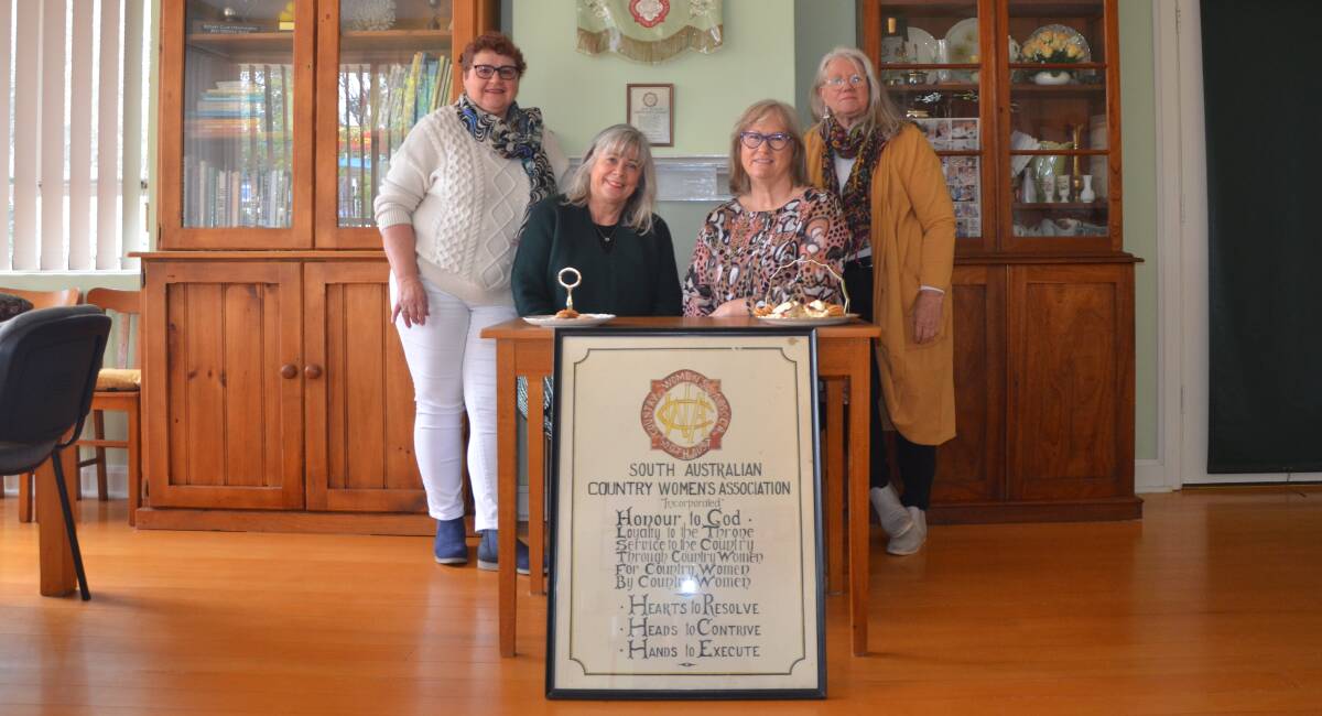 ON-BOARD: SA Country Women's Association Strathalbyn members Judith Parmiter, Jane Littlejohns, Jane Campbell and Helen Copping will participate in the Trade Table Trail on September 12. 