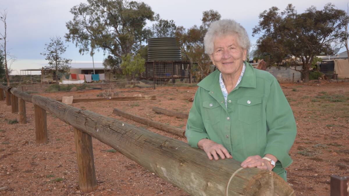 LIFE ON THE LAND: Lois, with late husband Gordon (not pictured) moved to Mundowdna in 1958, and then to Wilpoorinna in 1972. Lois now lives in Quorn.