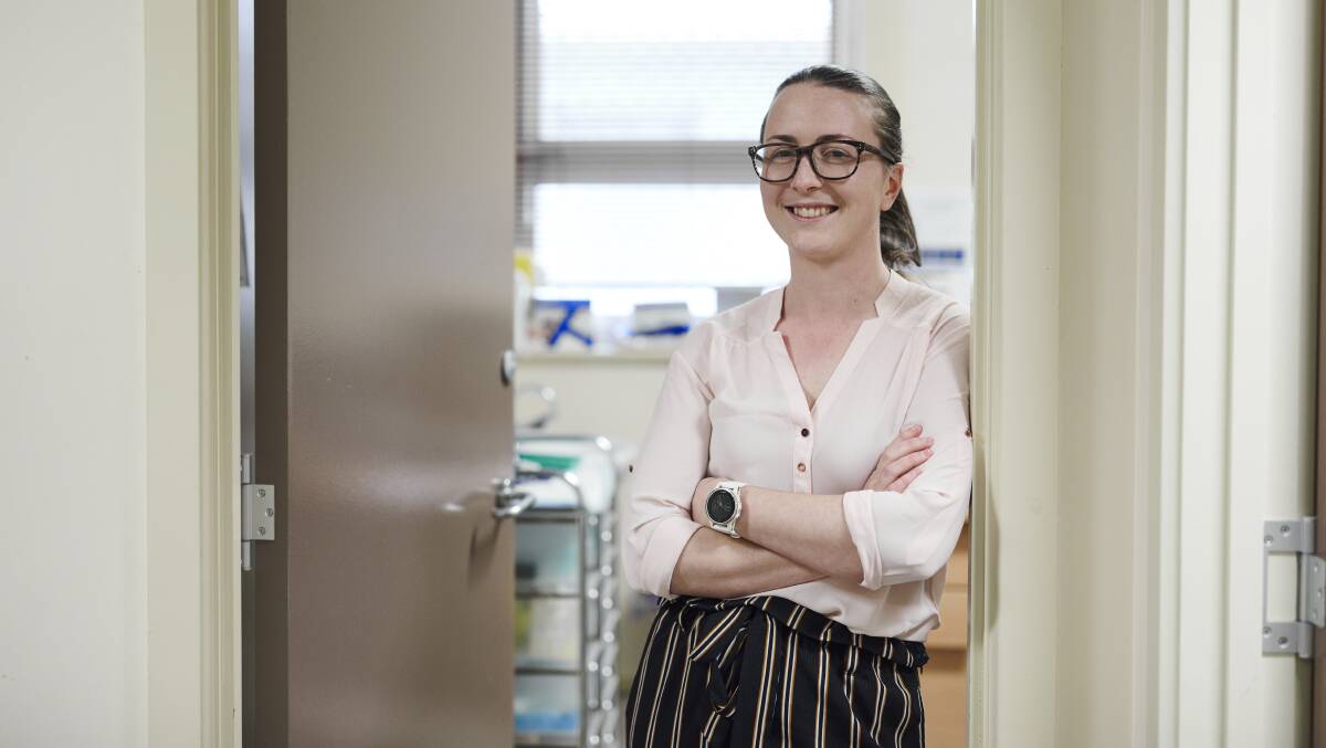 COUNTRY FUTURE: GP trainee Barbara Butler is completing the blended placements obstetrics program. She plans to settle in a country town. Photo: JOSH GEELAN