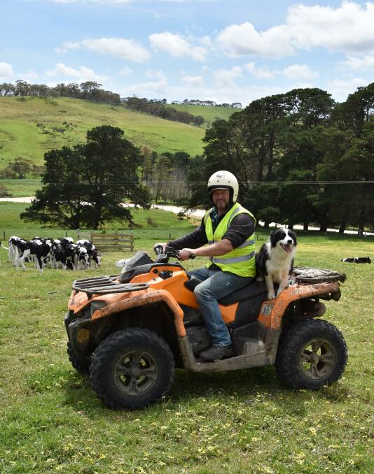 Protection vital: Wes Hurrell, Torrens Vale, has had two quad bike accidents, which he said would have been less severe if his bike had roll-over protection.