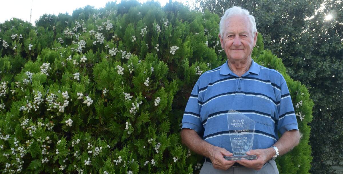 FORWARD THINKER: David Roget Award for Excellence winner Fred Maynard was recognised for his contribution to dryland farming systems.
