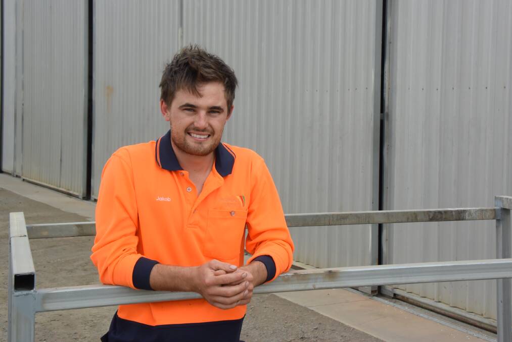 SEEKING KNOWLEDGE: Lower Light farmer Jakob Curnow says his involvement in Ag Bureau helps him stay up-to-date with farming news.