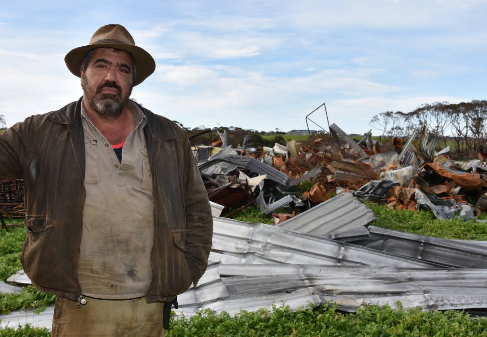 ASSISTANCE APPRECIATED: KI councillor and Parndana farmer Sam Mumford, pictured in June last year, said the CFS firefighting effort should be praised, not criticised.