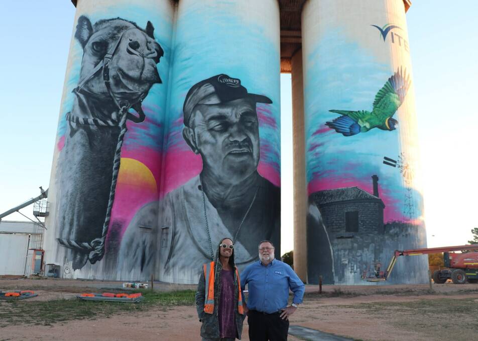 The Franklin Harbour Community Development Group have previously received funding through the TTTT funding, received $14,237 to commission an Australian artist to paint a mural on the Cowell silos.