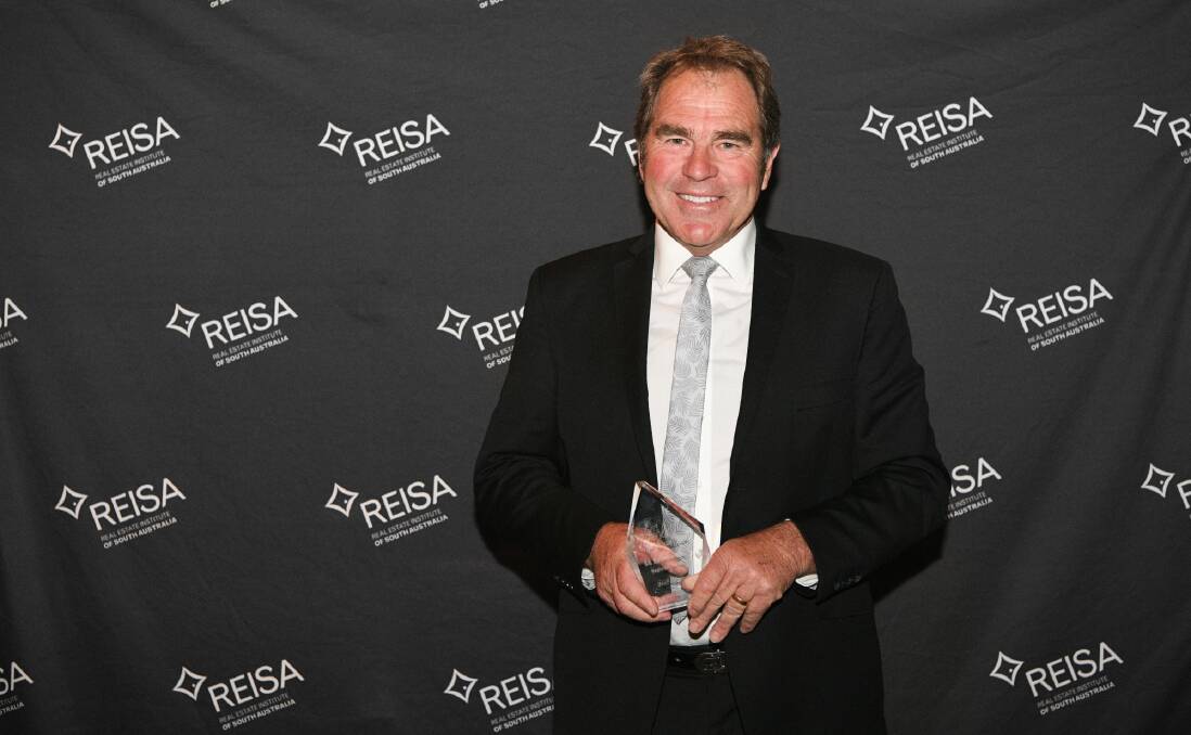 WORTHY RECIPIENT: Ray White Rural SA joint director Geoff Schell was recently named SA's Regional/Rural Salesperson of the Year.