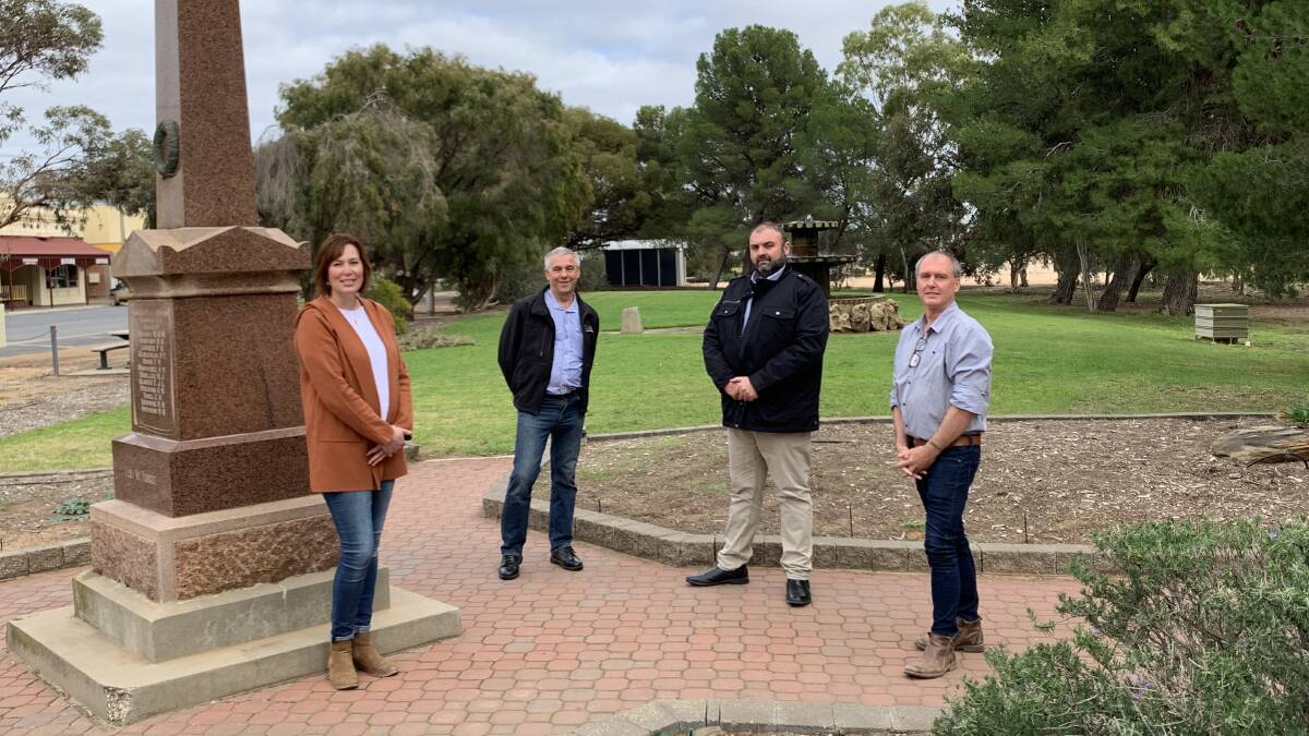 Southern Mallee District Council councillor Bec Boseley, mayor Andrew Grieger, councillor Mick Sparnon and deputy mayor Paul Ireland.