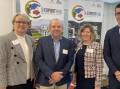 Austrade Investment, Agribusiness and Food Centre of Excellence director Cheryl Stanilewicz, TSBE food and agribusiness export manager Justin Heaven, Australias chief negotiator Elisabeth Bowes, and Bollore Logistics Queensland commercial manager Chris McClean.
