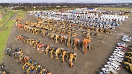 Heavy duty: More than 2150 items were offered in Ritchie Bros' national unreserved end of financial year auction.