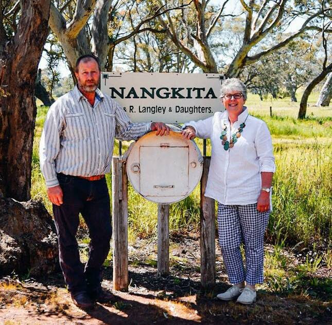 AT HOME: Rosemary and Neil Langley on their property Nangkita.