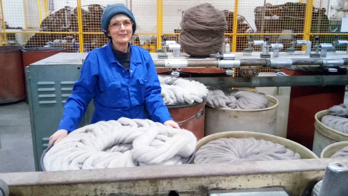 Trish Esson runs Cashmere Connections, a small wool processing mill in Bacchus Marsh, Victoria.