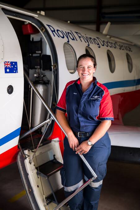 TAKING FLIGHT: Working as an RFDS pilot is a dream come true for Heather Ford, who has been based in Alice Springs, NT, with the organisation for almost a year.