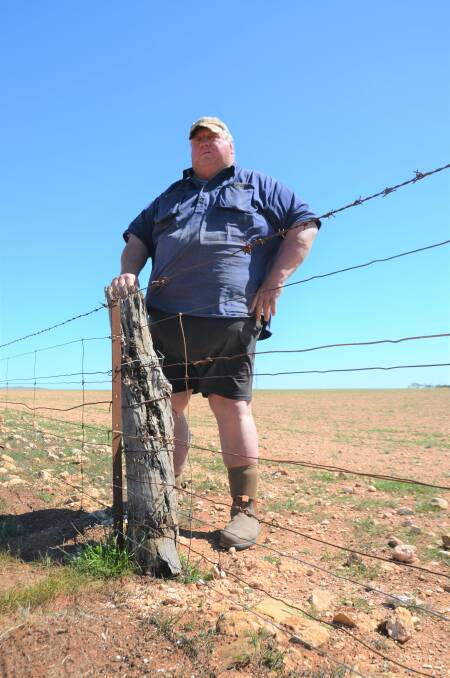 REBATE REPEAT: Neales Flat livestock producer Andrew Heidrich will attempt to apply for a water infrastructure rebate for the third time, after two unsuccessful attempts. 