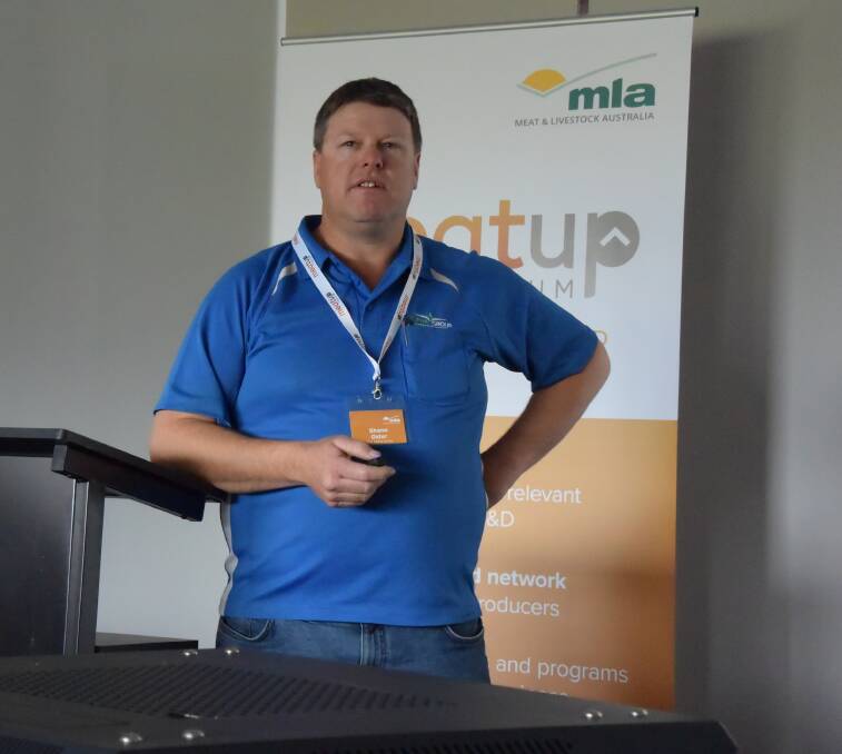 NEW DIRECTION: Shane Oster, Keith, discussing remote water monitoring at a recent MeatUp forum in Port Augusta.