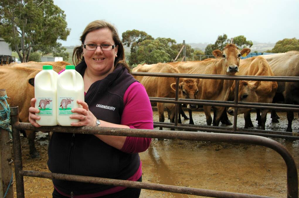 BUY LOCAL: South Australian dairy brand owner Lisa Werner, Jersey Fresh, Greenock. 