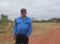 Orange Creek Station's via Alice Springs Wally Klein was pumped about the 180 millimetres of rain which arrived in late March. Picture by Vanessa Binks 
