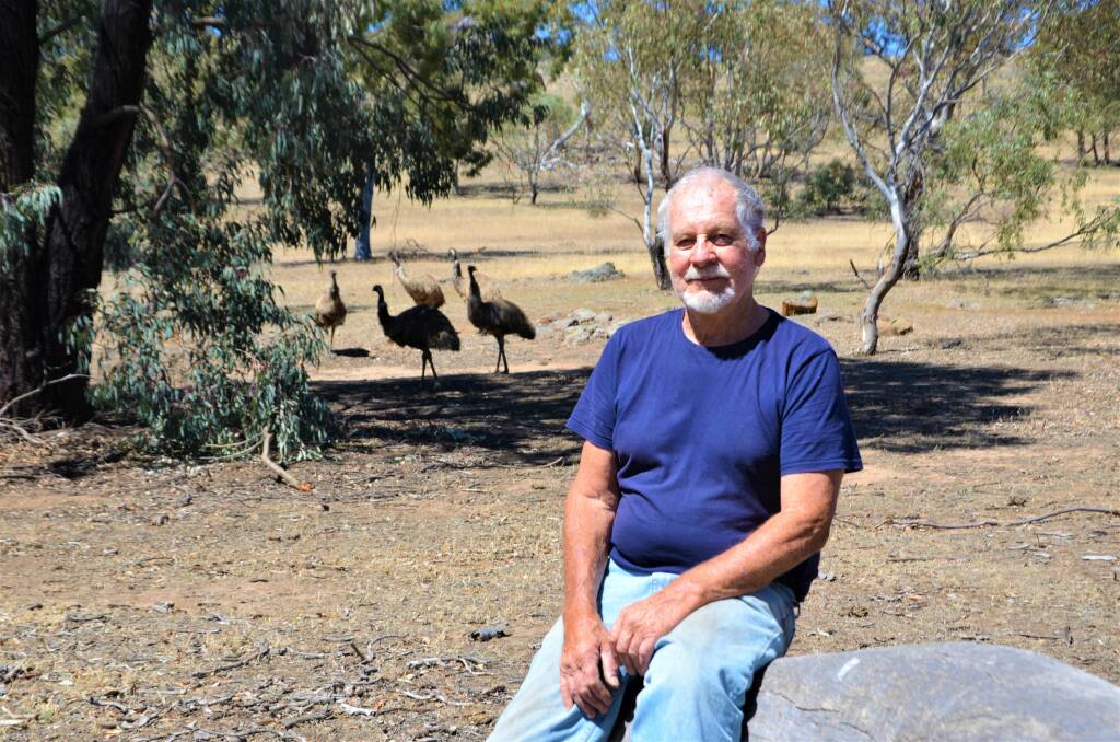 CLOSE QUARTERS: David Formby, Keyneton, is concerned about the impacts of Pacific Hydro's proposed 42-turbine wind farm that could be on either side of his property. 