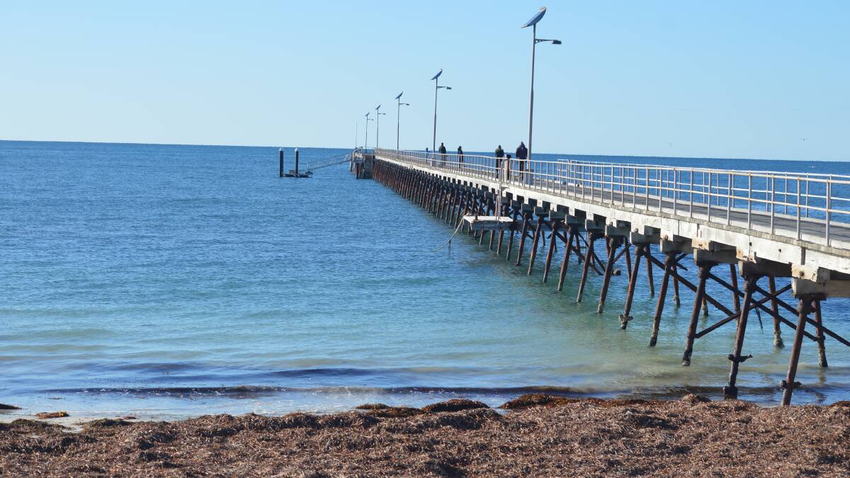 New eco-friendly cabins will be constructed at Fowlers Bay. Pictured is the Fowlers Bay jetty. 