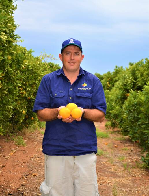 Waikerie citrus grower David Arnold said the fresh-squeezed juice market that uses Valencia oranges was vital to make the variety viable. 