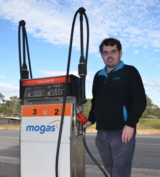 CONSISTENT PRICE: A real-time fuel pricing trial is unlikely to have an impact on Steven Mewett and his family's Greenock General Store. The independent petrol station only change their prices once a week.