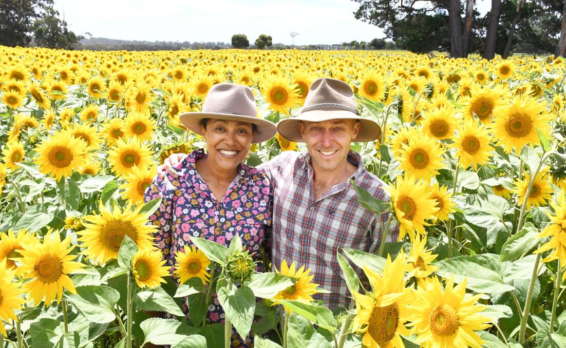 "People often go onto other pick your own experiences and go for lunch in local towns so agritourism is benefitting a wide range of businesses," says Monika McArthur of Atkins Farm. Her and husband Tim have offered pick-your-own sunflower sessions for three seasons and have found it a great way to make the most of a 50 acre farm near Meadows. Picture by Quinton McCallum