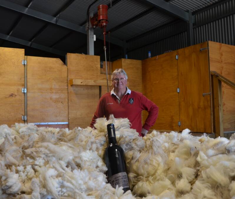 COMPLEMENTARY ENTERPRISES: Ashley Hills Estate owner Paul Giles says his grapegrowing, cellar door and sheep ventures make for a perfect fit at his Sellicks Hill property.