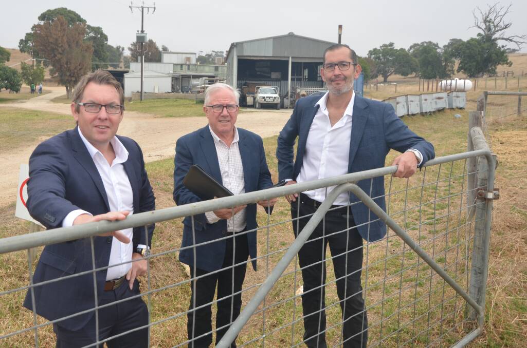 GATES TO OPEN: The Strathalbyn abattoir, revamped under the Fleurieu Community Co-operative banner, will re-open in late July. FCC board members Steven Russo, David Parsons and Grant Baker announced a deal had been struck with SA retailer Foodland, while the state government also announced $1.5 million in funding on Wednesday.