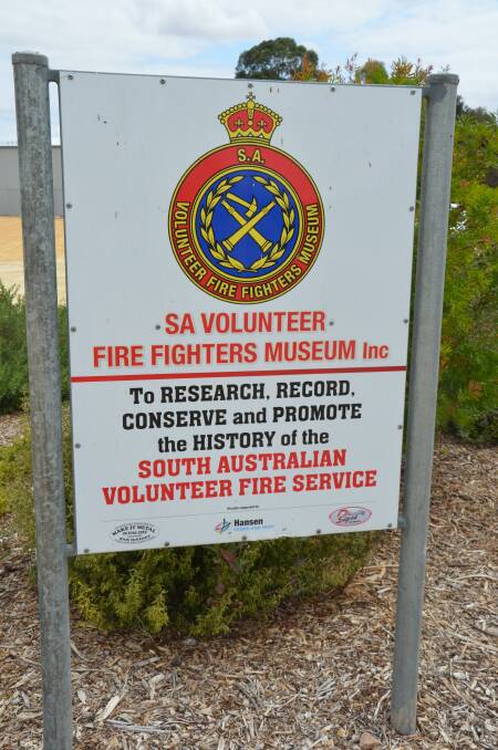 HONOURING VOLUNTEERS: The entrance to the SA Volunteer Fire Fighters Museum, an idea first floated 18 years ago, which is set to open in February.