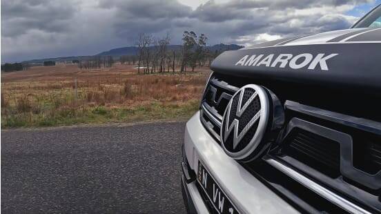 Volkswagen's RooBadge is designed to emit an audio deterrent to kangaroos as a vehicle approaches. Picture supplied
